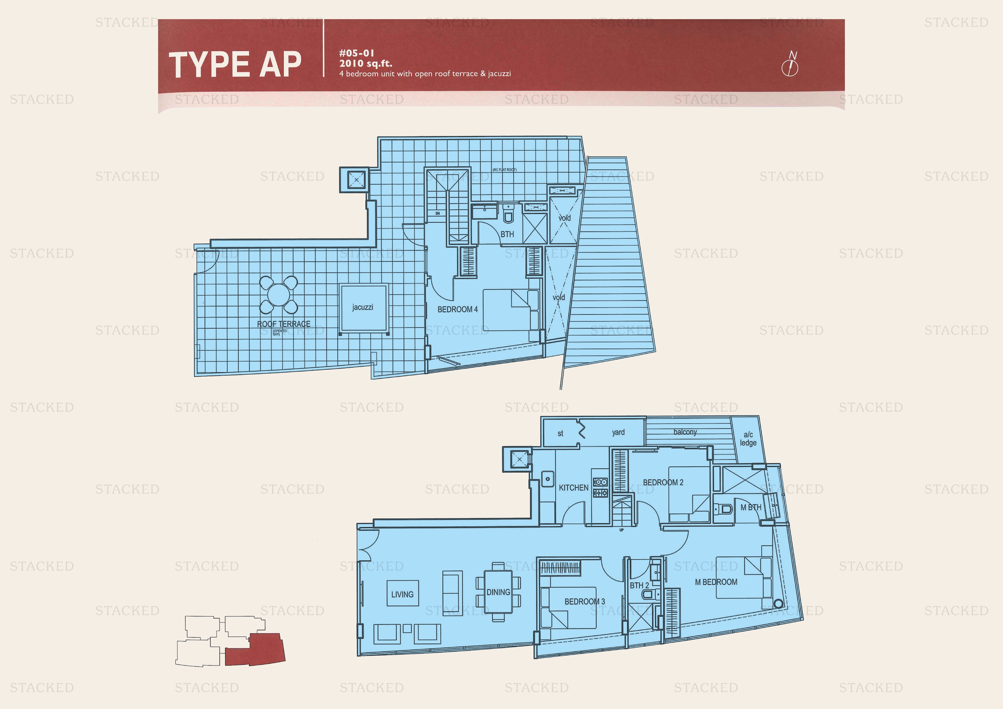 833 M B Residences floor plan